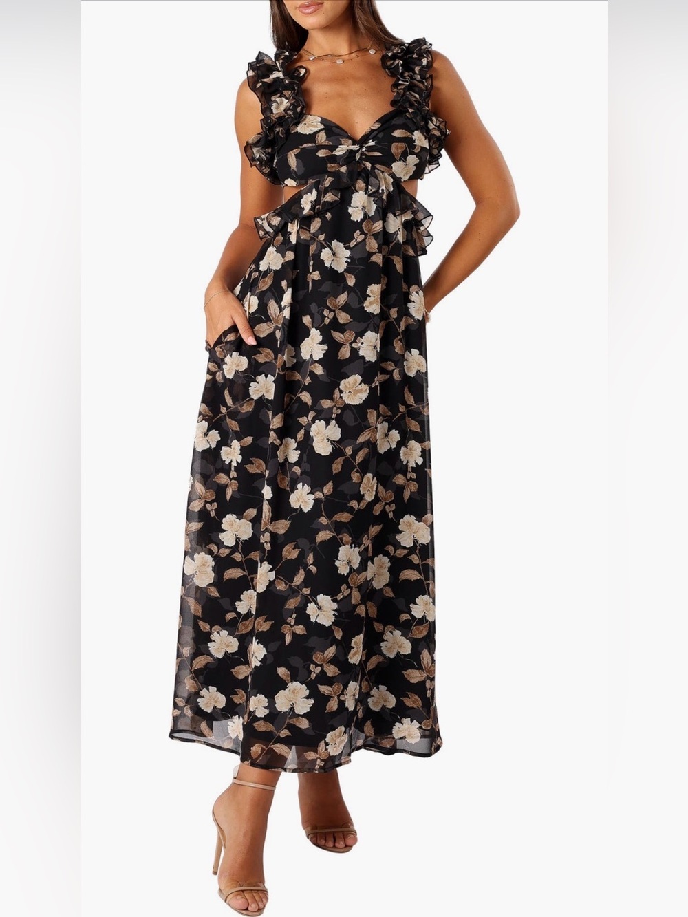 Petal Pup Lucah Maxi Floral Dress Size XL B2560